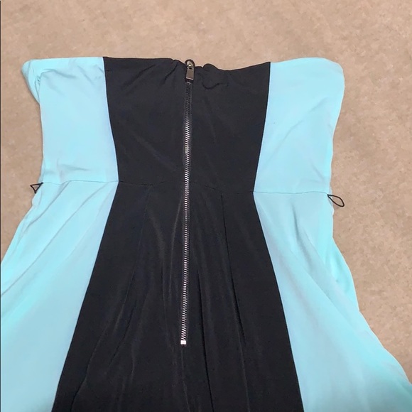 Vince Camuto mint green & black dress - Picture 3 of 4